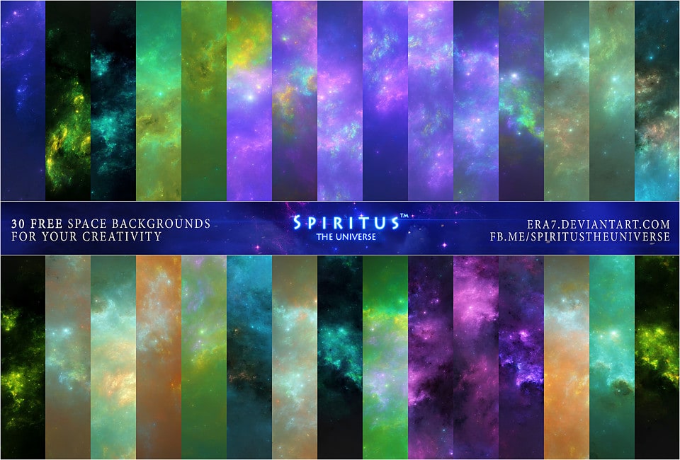 30 FREE SPACE BACKGROUNDS - PACK 31