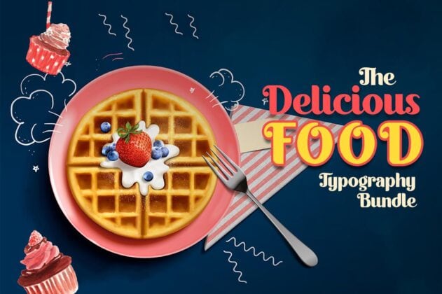 10 Best Food Inspired Fonts for Logos and Labels // Xquissive.com