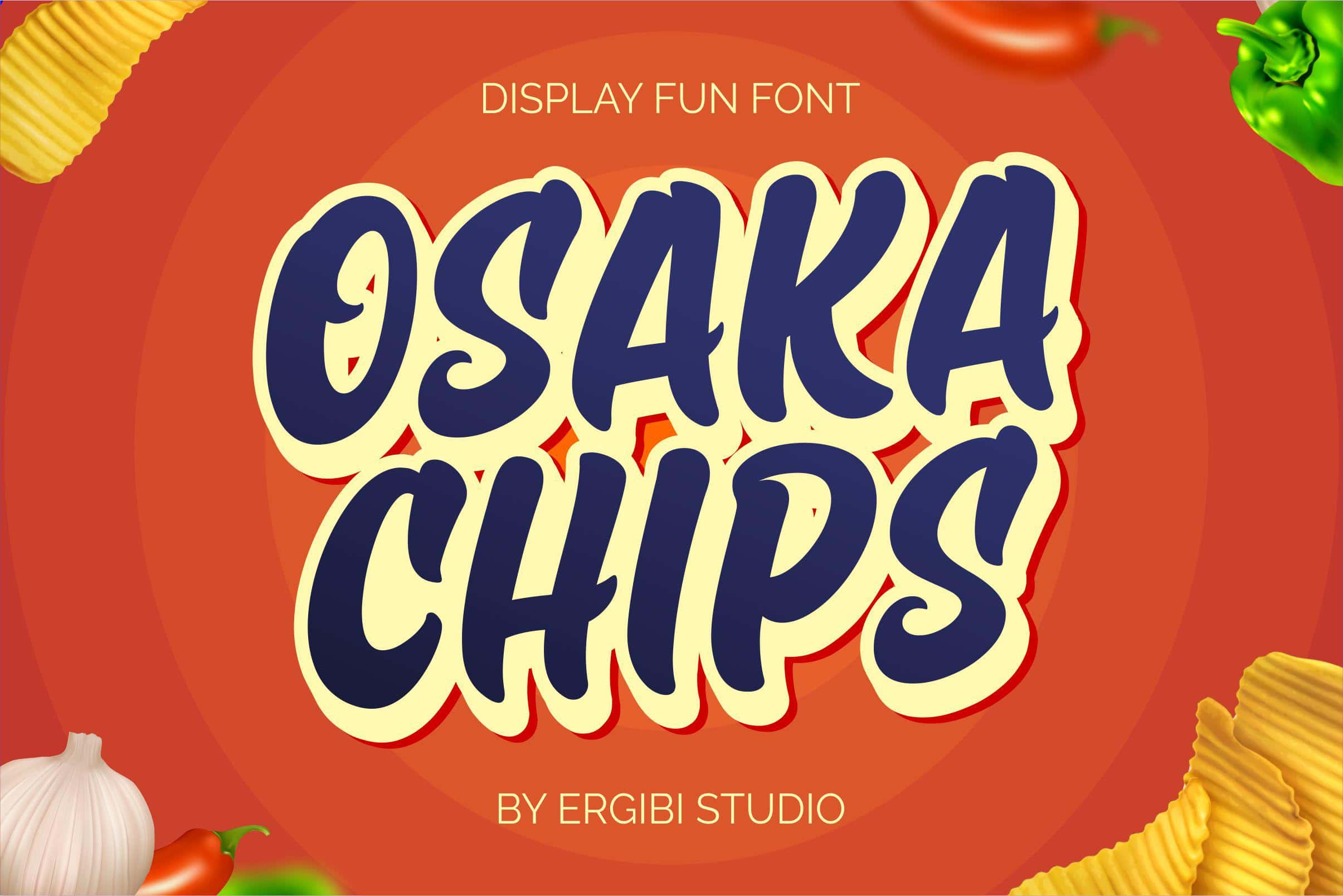 Osaka Chips Font
