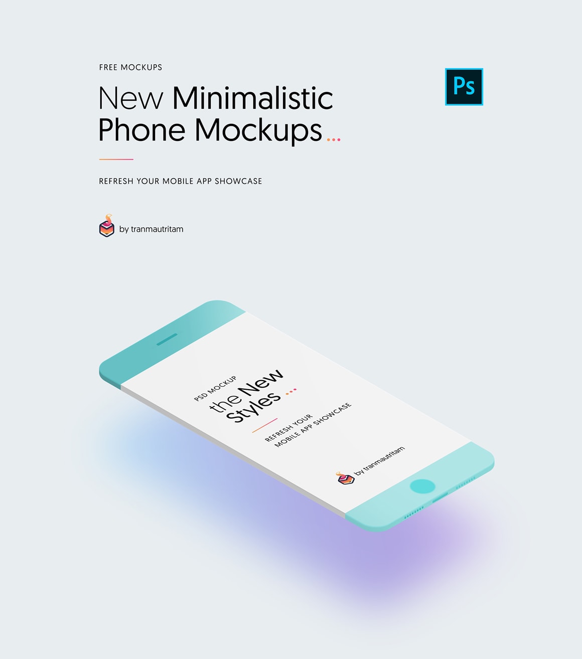 Free Minimalistic Phone Mockups