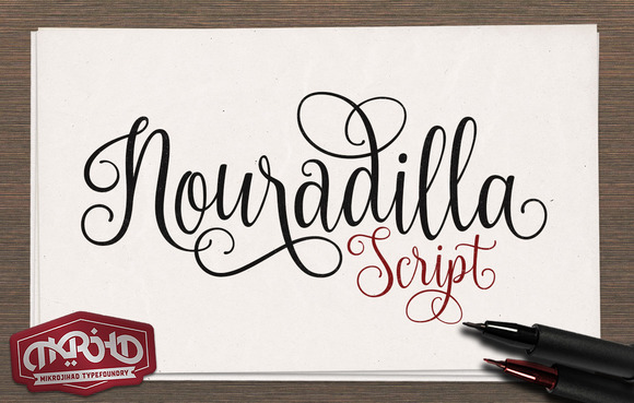 Free Nouradilla Script Font