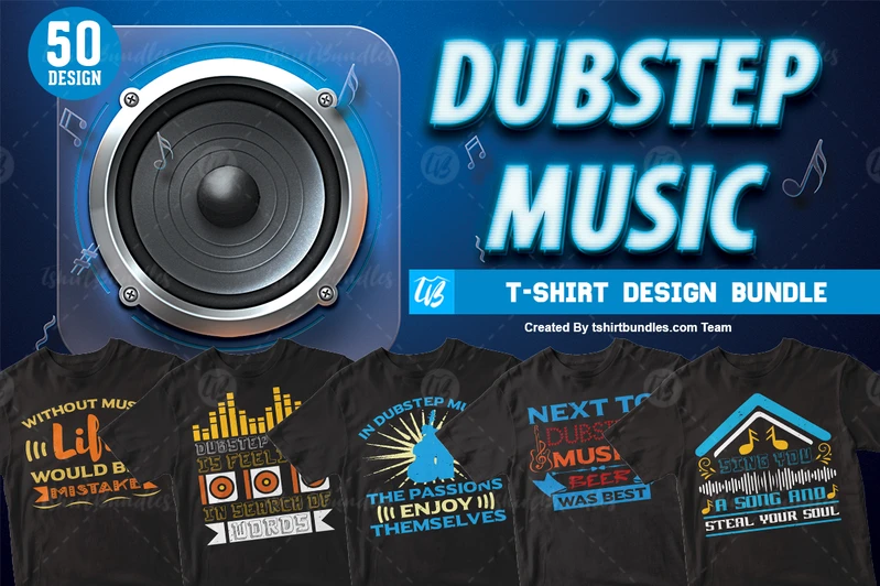 Dubstep Music T-shirt Designs tshirtbundles