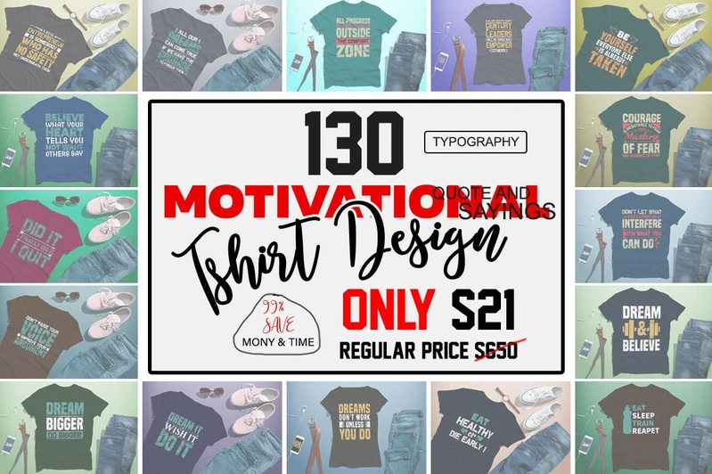 Motivational T shirt Designs tshirtbundles