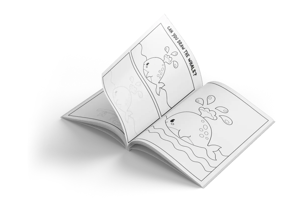 Cute Animals Coloring Book for Children inside view