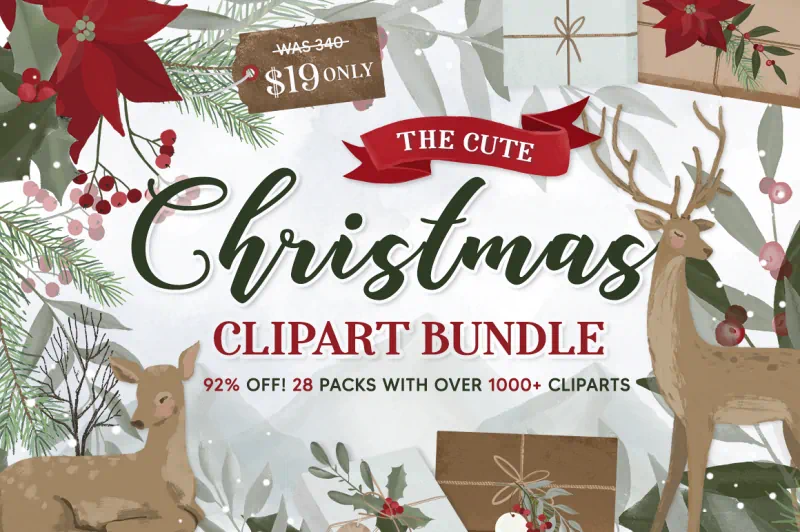 Christmas Clipart Bundle
