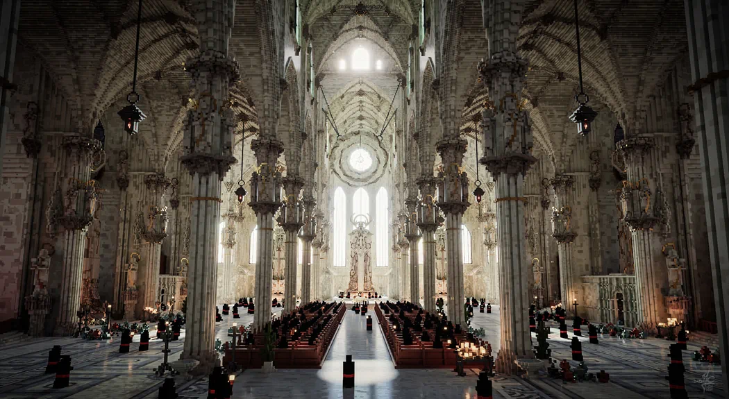 Church created with MagicaVoxel