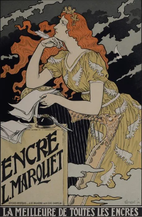 Eugène Grasset - Art Nouveau lithograph